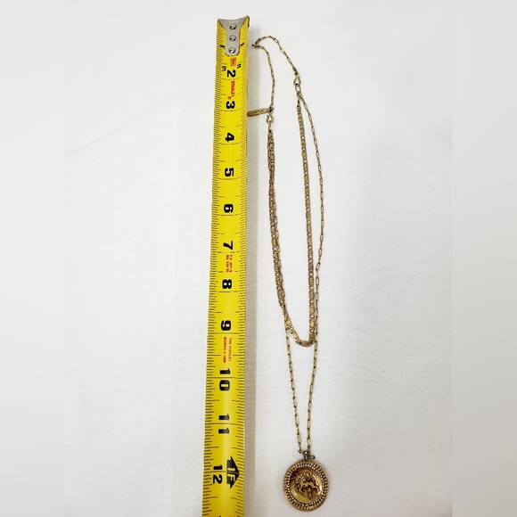 STELLA & DOT  - Heritage Coin Pendant with Layered Chains - Picture 10 of 10
